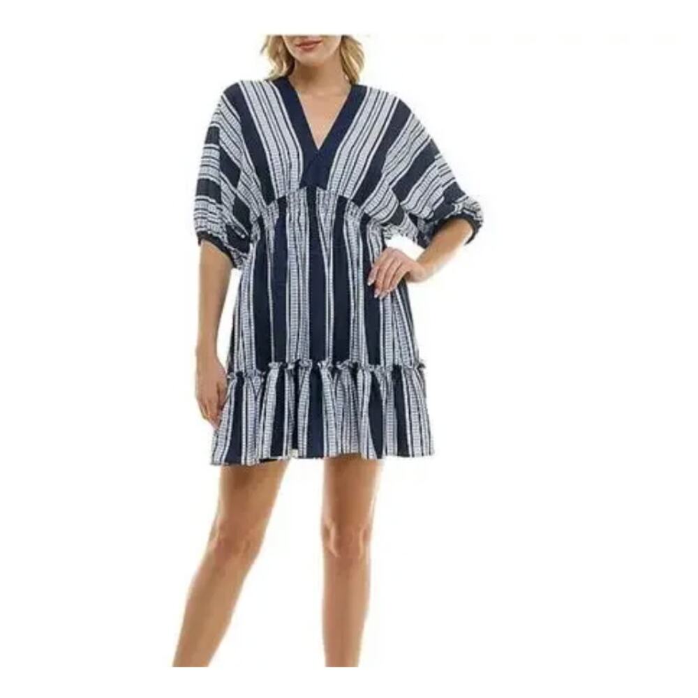 Taylor Women’s V-Neck Dolman Sleeve Mini Dress Size 10